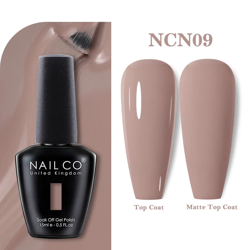 NAILCO 15ml Autumn Brown Colors Series Gel Varnish Coffee Gel Nail Polish Winter Reddish Gellak Design Lacquer Nail Art Manicure