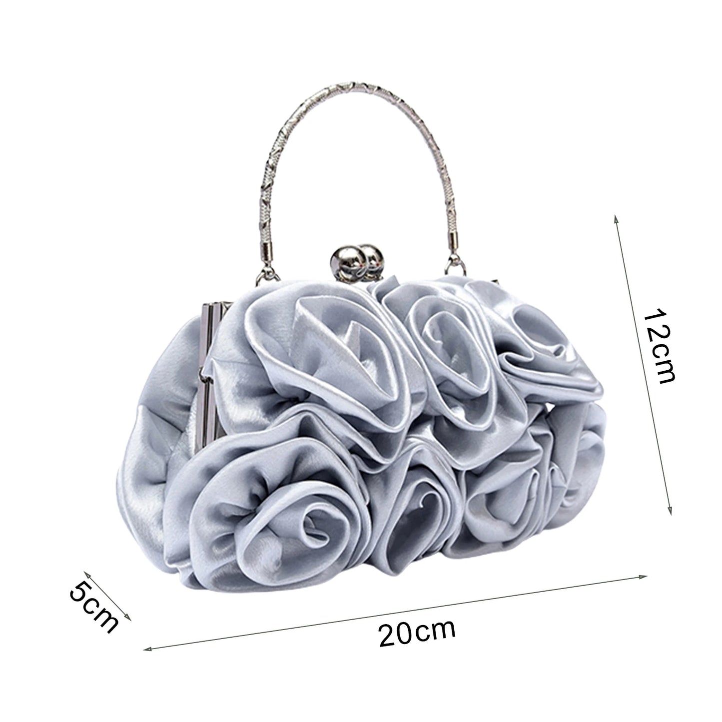 Tara Women's bag Rose Flower solid color handbag