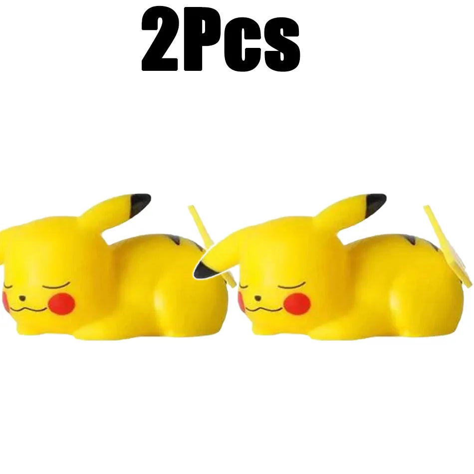 New Pokemon Pikachu Night Light Cute Anime Soft Light Bedroom Bedside LED Light Room Decoration Kawaii Dute Desk Decoration