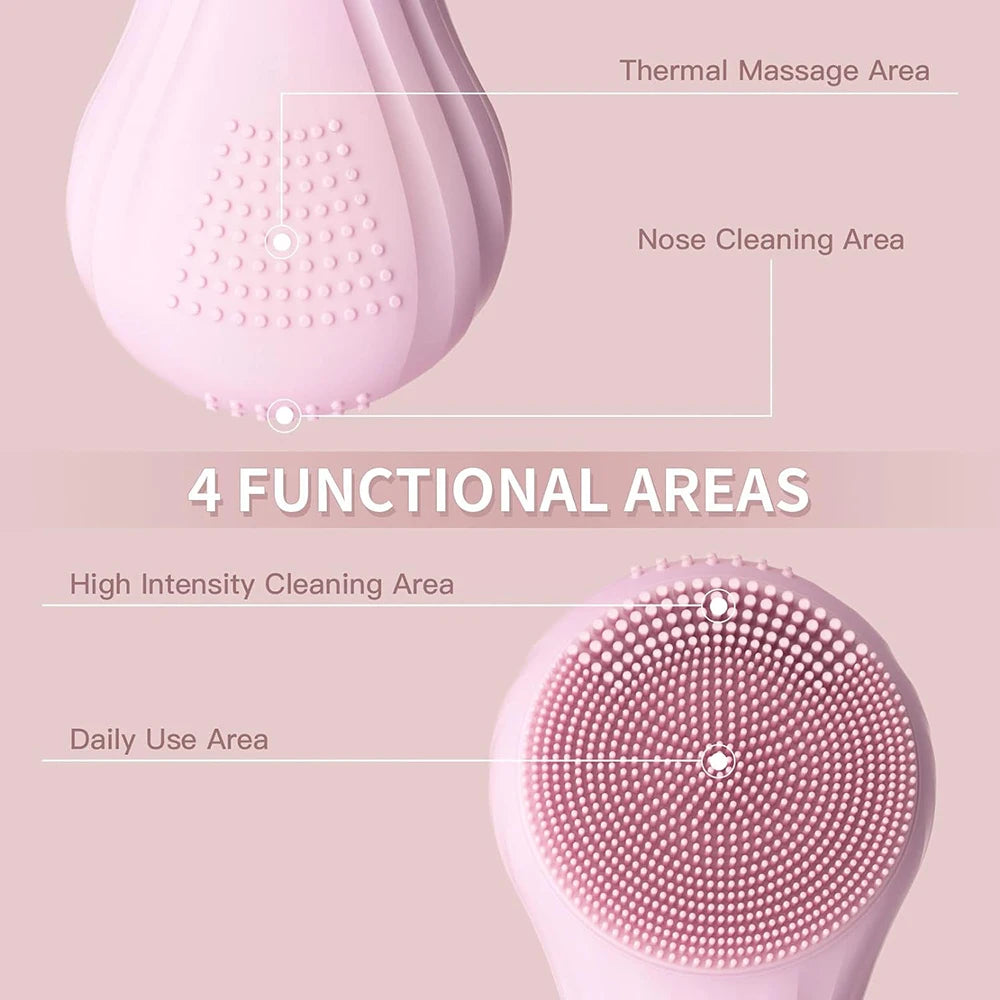 Sonic Waterproof Facial Cleansing Brush.