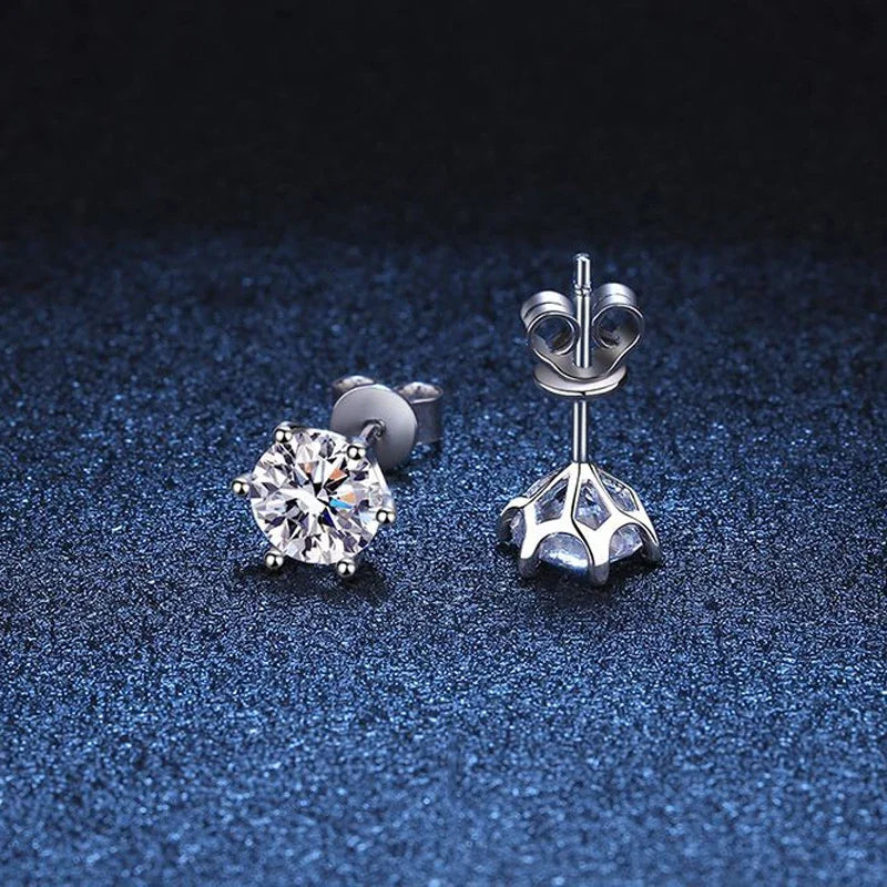 Mafalda Moissanite Earrings - TIA ART HOUSE