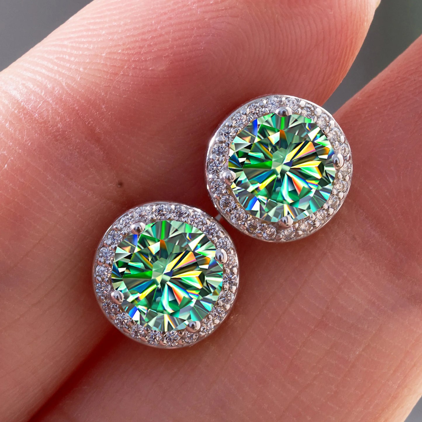 Clarice Moissanite Earrings - TIA ART HOUSE