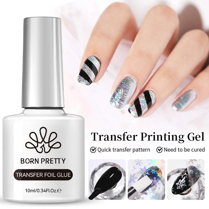 BORN PRETTY Super Top Coat and Base Gel Nail Polish for Gel Polish Semi-permanent Varnish Rubber Top Coat 10ml Nail Supplies