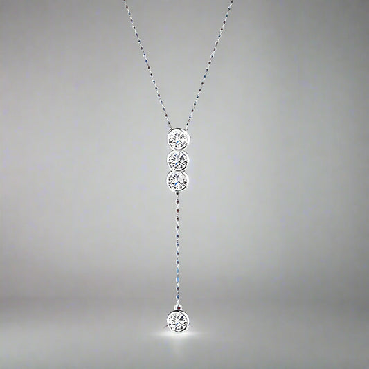 Campana 3mm/5mm Full Moissanite Necklace