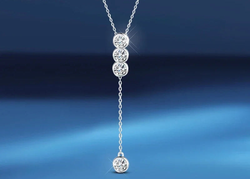 Campana 3mm/5mm Full Moissanite Necklace