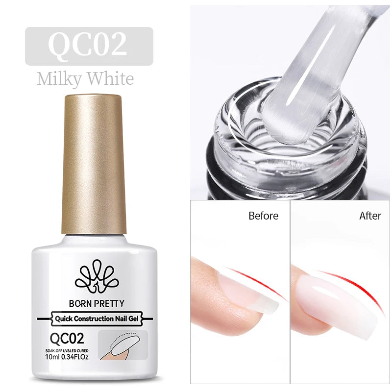 BORN PRETTY Super Top Coat and Base Gel Nail Polish for Gel Polish Semi-permanent Varnish Rubber Top Coat 10ml Nail Supplies