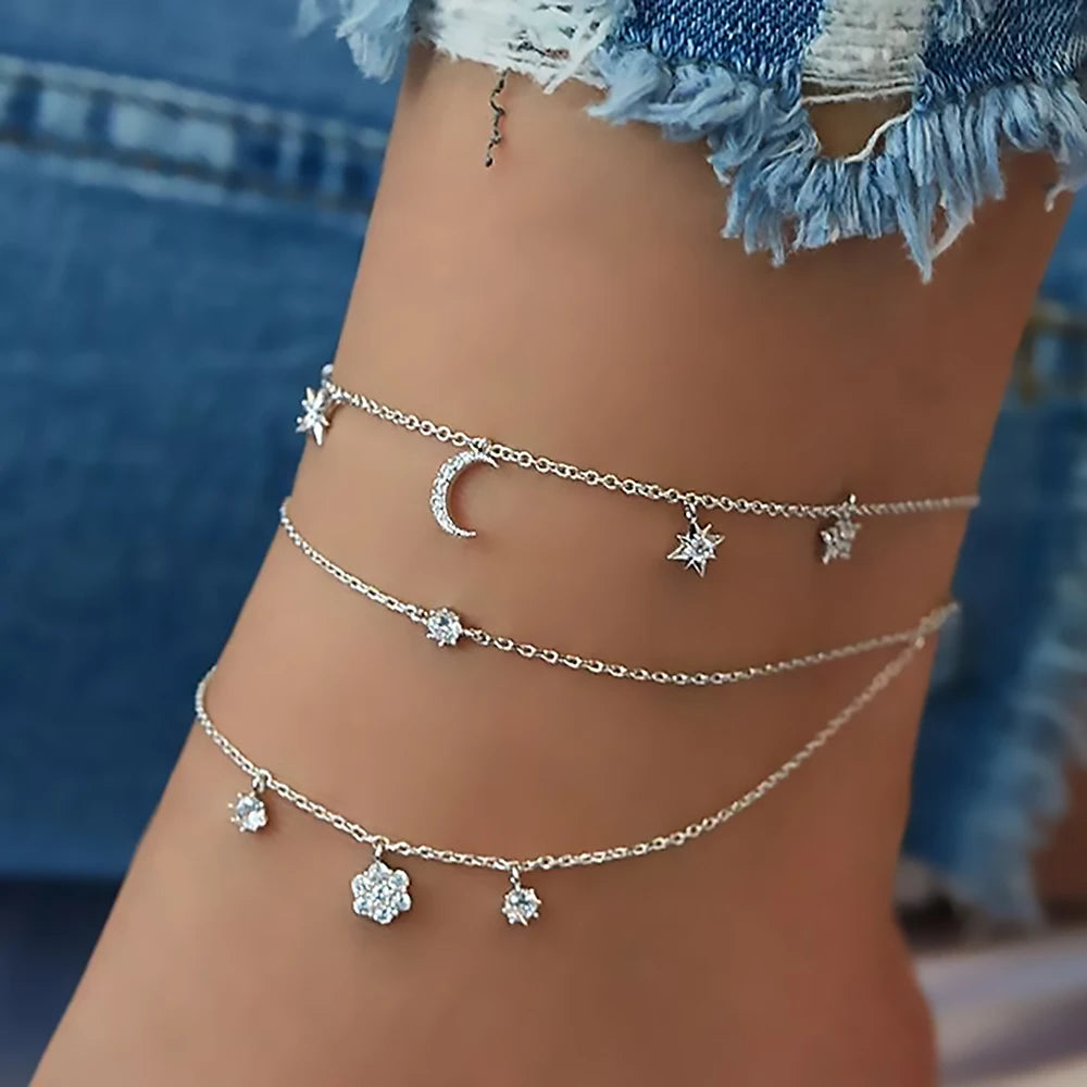 Allegra Anklets - TIA ART HOUSE