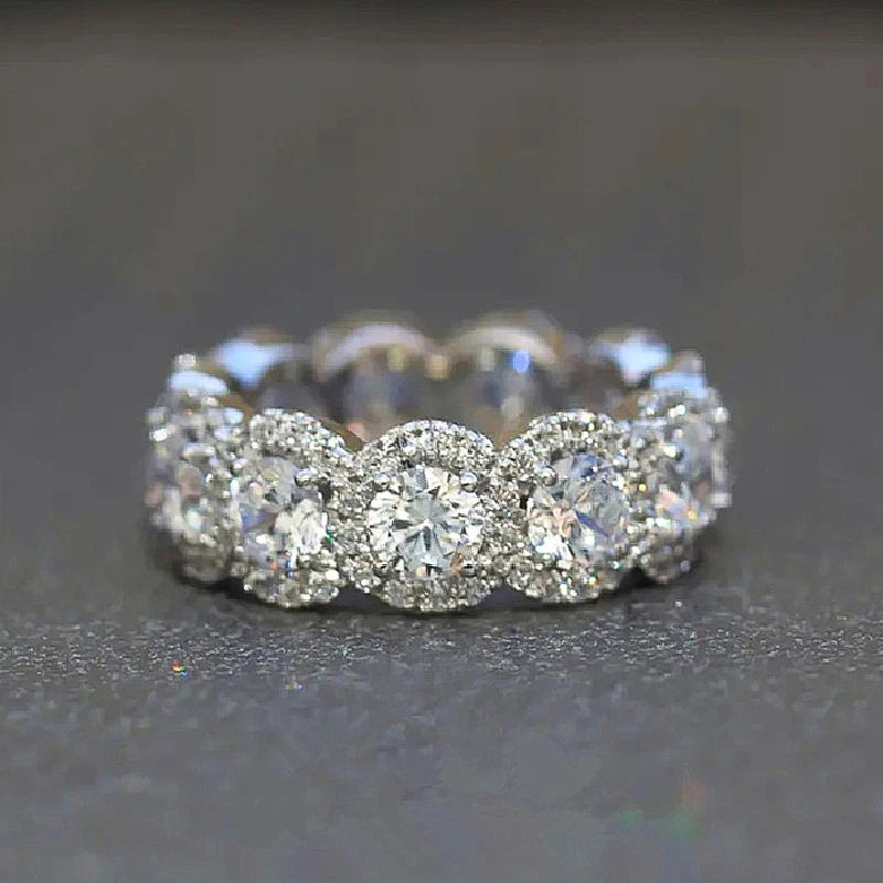 Soraya Huitan Sparkling Cubic Zirconia Promise Rings