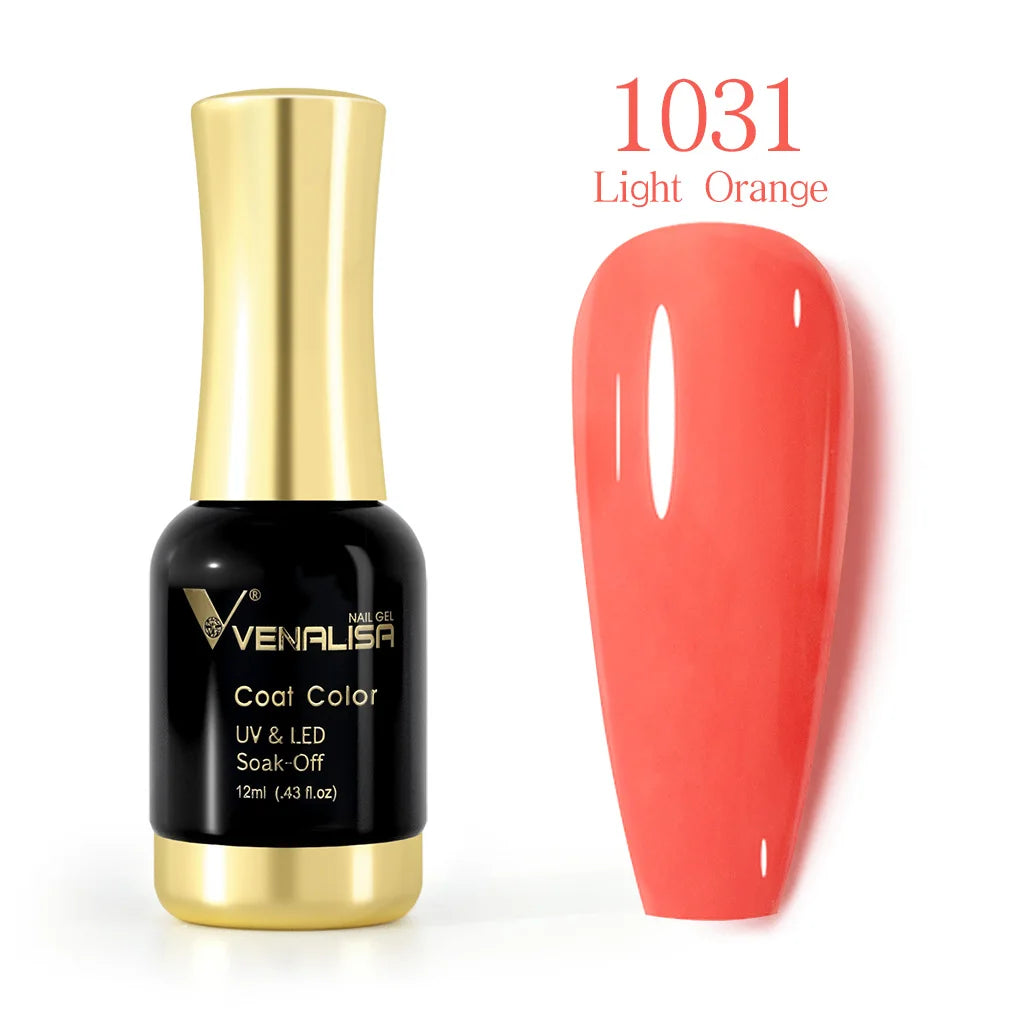 Venalisa Tempered Top Coat Nail Paint Gel 111 Colors Platinum Gel Polish Nail Soak Off UV LED Gel Polish Nail Lacquer Varnishes