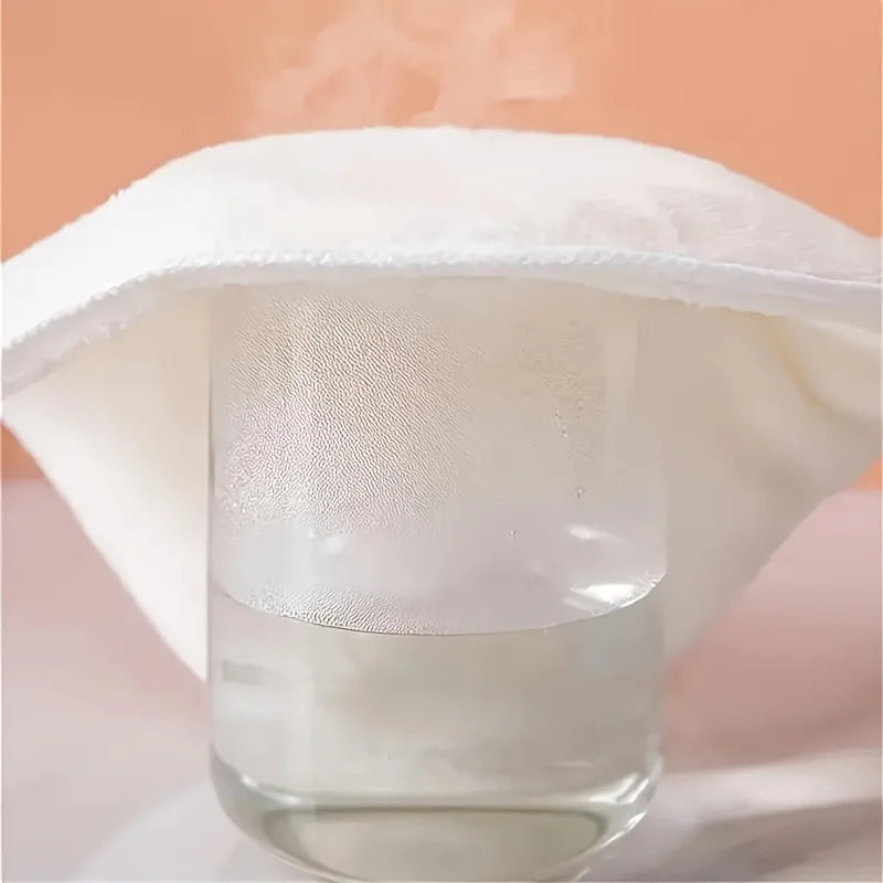 Reusable Hot and Cold Compress Face Towel Masks - Moisturizing Facial Steamer for Hot and Cold Skin Care, Soft, Gentle