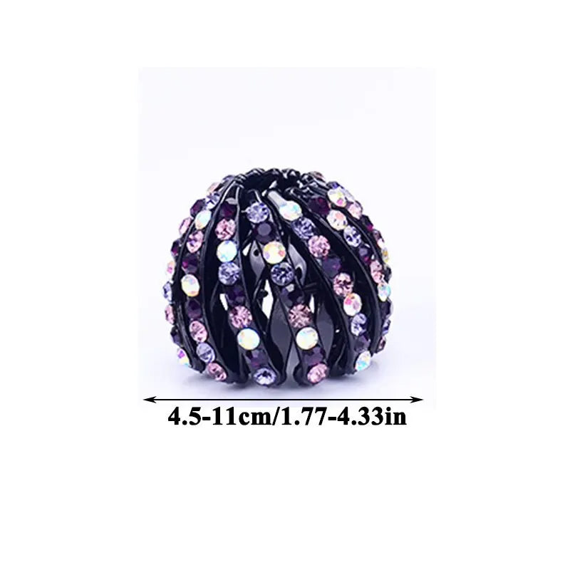 Pascal Bun Crystal Hair Buckle - TIA ART HOUSE