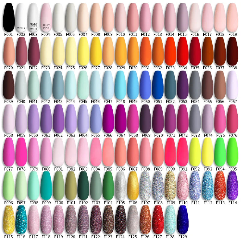 LILYCUTE 184 Colors 7ML Nail Gel Polish Semi-Permanent Glitter Soak Off Base Top Coat UV LED Nail Gel Varnish Nail Art Manicure