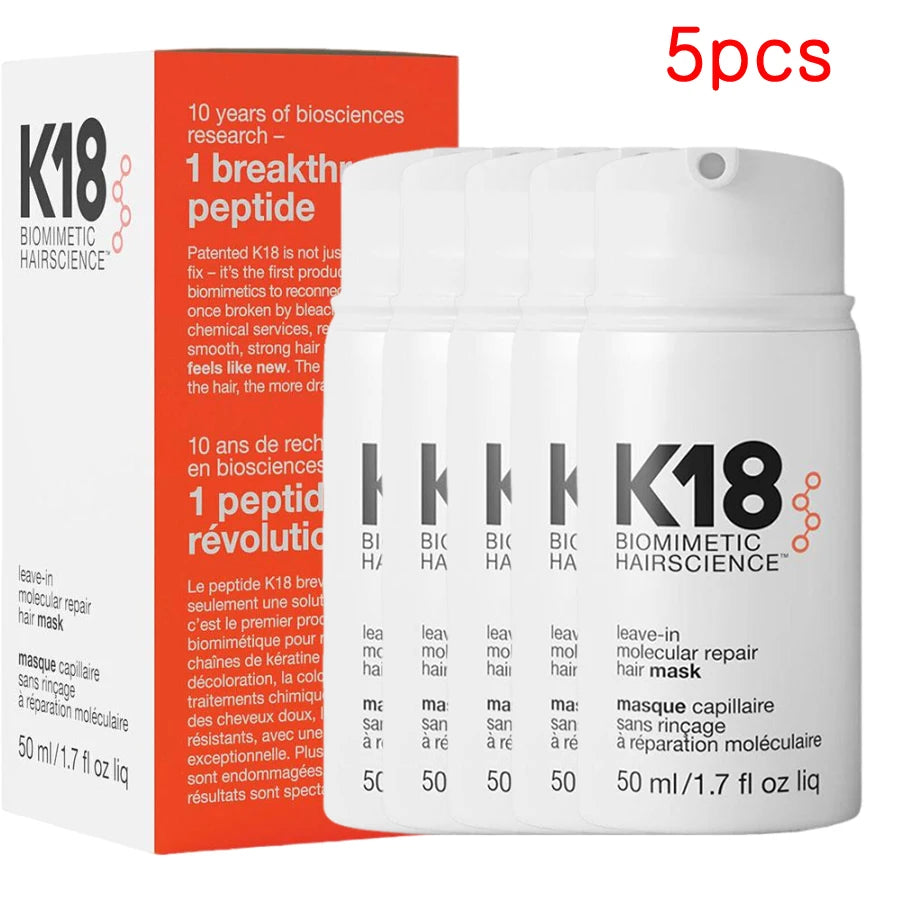 K18 Leave-In Molecular/1*keratin Repair Hair Mask.