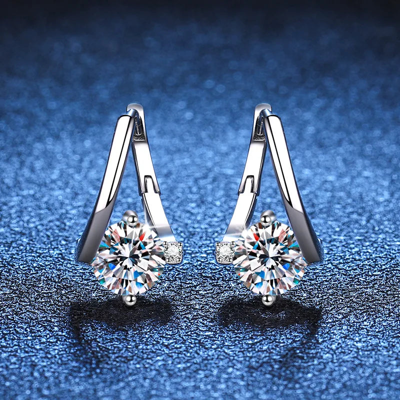 Ludovica Moissanite Earrings - TIA ART HOUSE