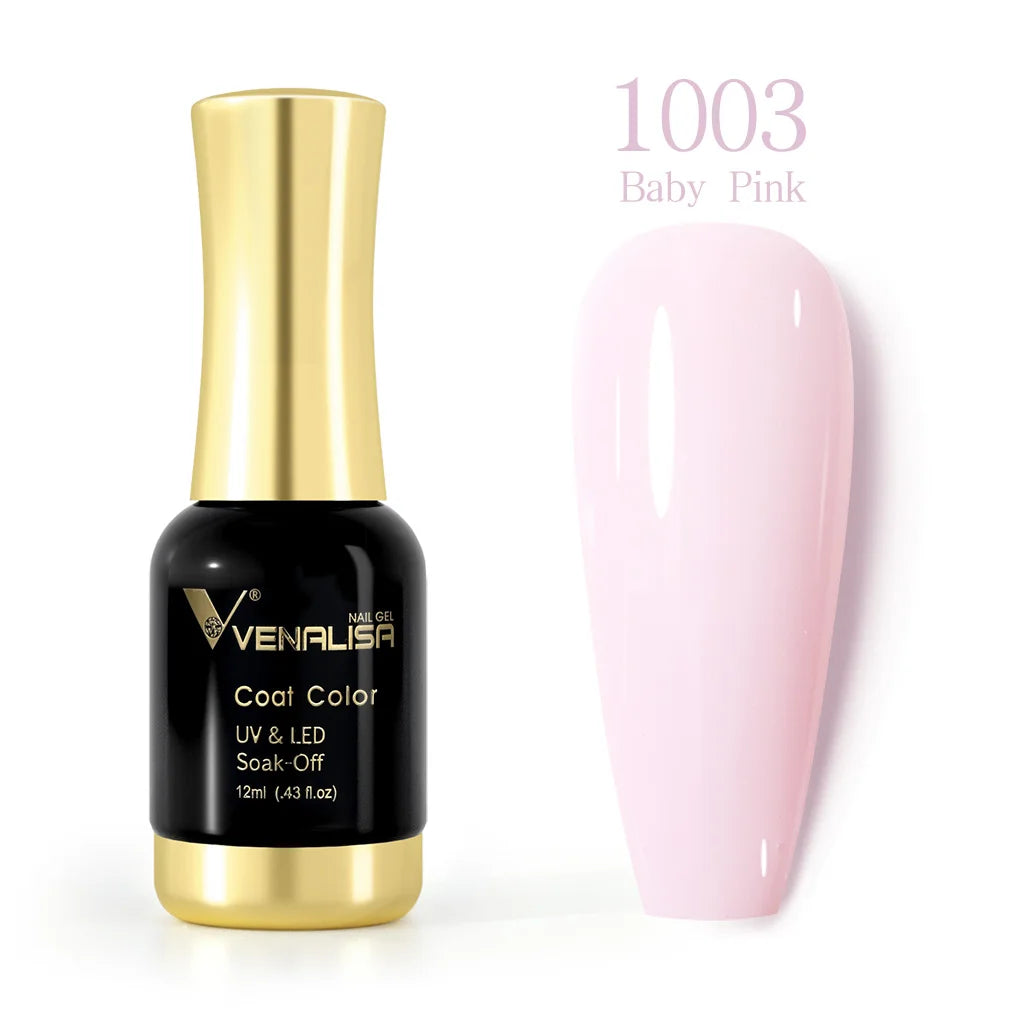 Venalisa Tempered Top Coat Nail Paint Gel 111 Colors Platinum Gel Polish Nail Soak Off UV LED Gel Polish Nail Lacquer Varnishes