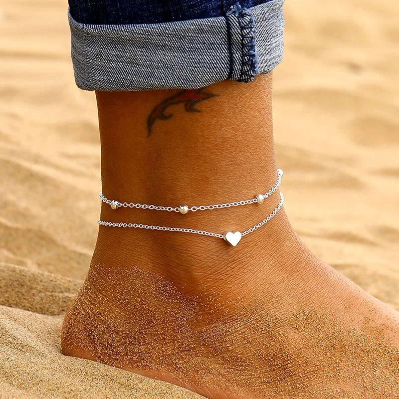 Allegra Anklets - TIA ART HOUSE