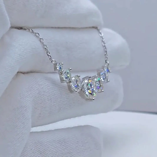 Micaela Moissanite Necklace - TIA ART HOUSE