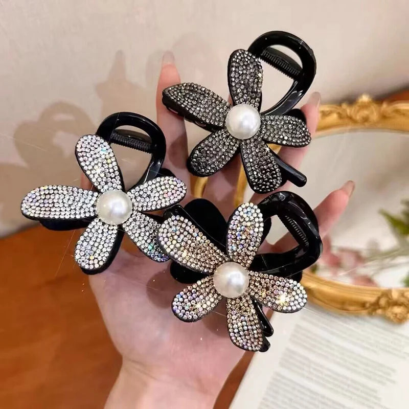 MAYV Korean Rhinestone Hair Claw Clip