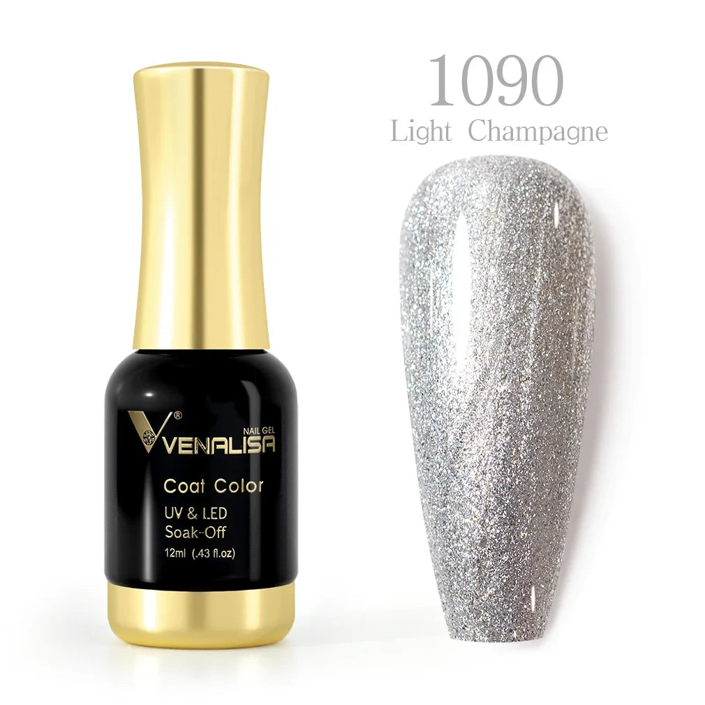 Venalisa Tempered Top Coat Nail Paint Gel 111 Colors Platinum Gel Polish Nail Soak Off UV LED Gel Polish Nail Lacquer Varnishes