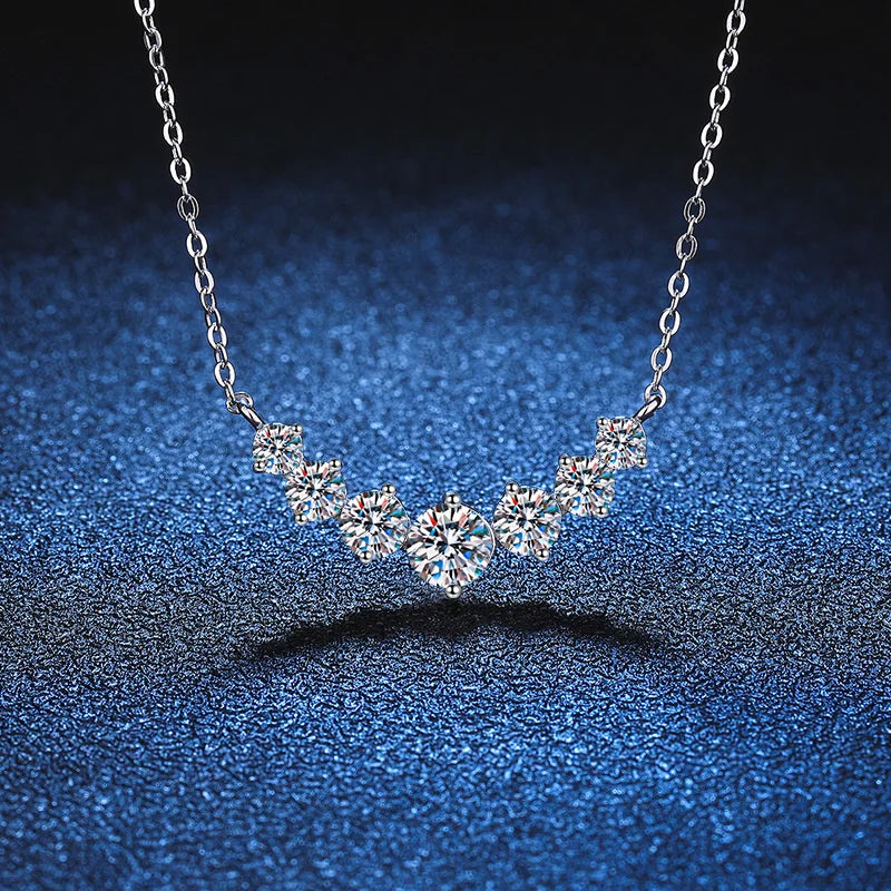 Micaela Moissanite Necklace - TIA ART HOUSE