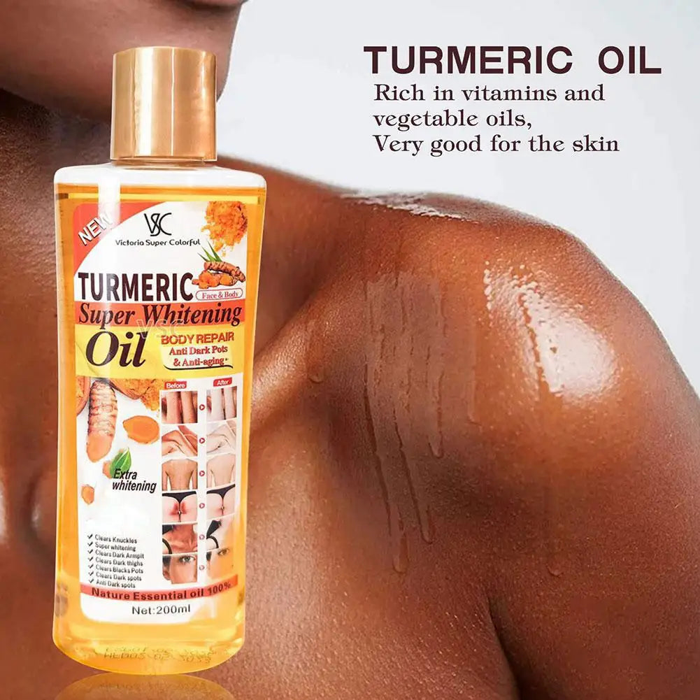 Turmeric Essential Oil Facial & Body Massage.