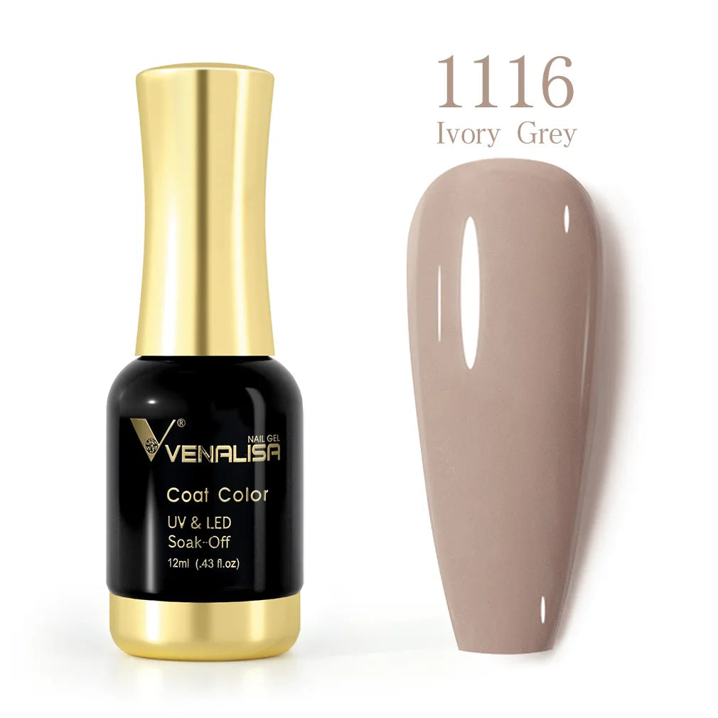 Venalisa Tempered Top Coat Nail Paint Gel 111 Colors Platinum Gel Polish Nail Soak Off UV LED Gel Polish Nail Lacquer Varnishes