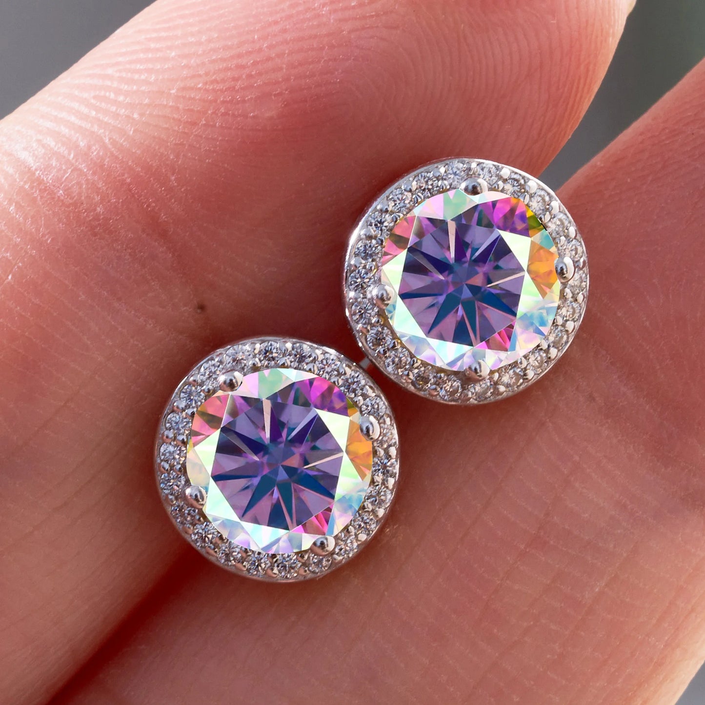 Clarice Moissanite Earrings - TIA ART HOUSE