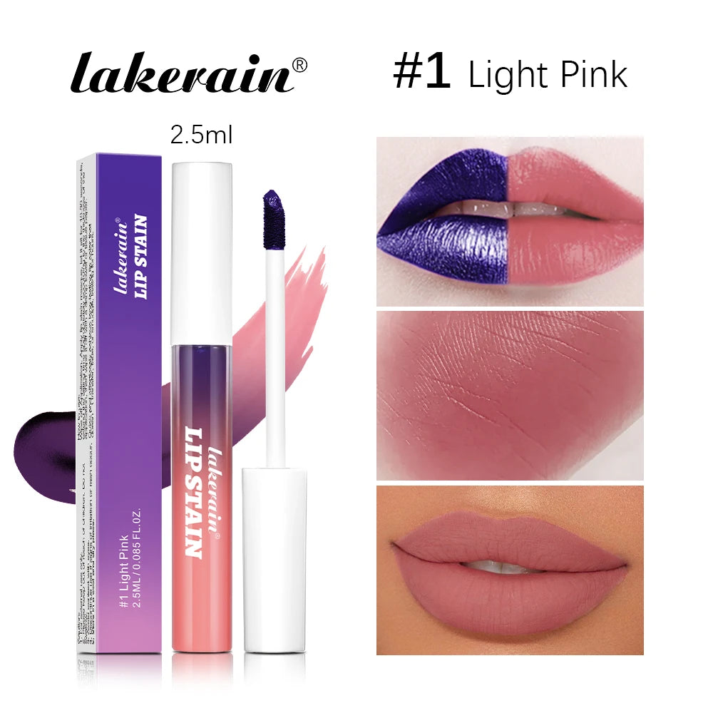 Blading Lip Gloss Peel and Stick Set Long-lasting Waterproof Pink Lip Gloss Transfer Resistant Natural Lip Gloss