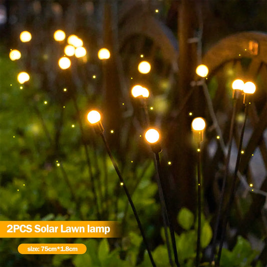 Solar LED Firefly Garden Lights