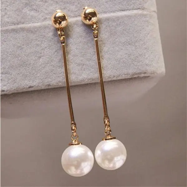 Deelia Pearl Dangle Earrings