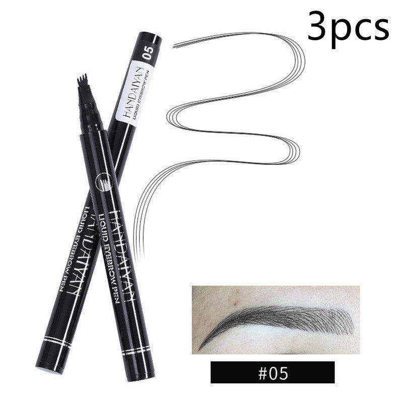 Four-head Eyebrow Pencil Liquid Eyebrow Pencil Tattoo.