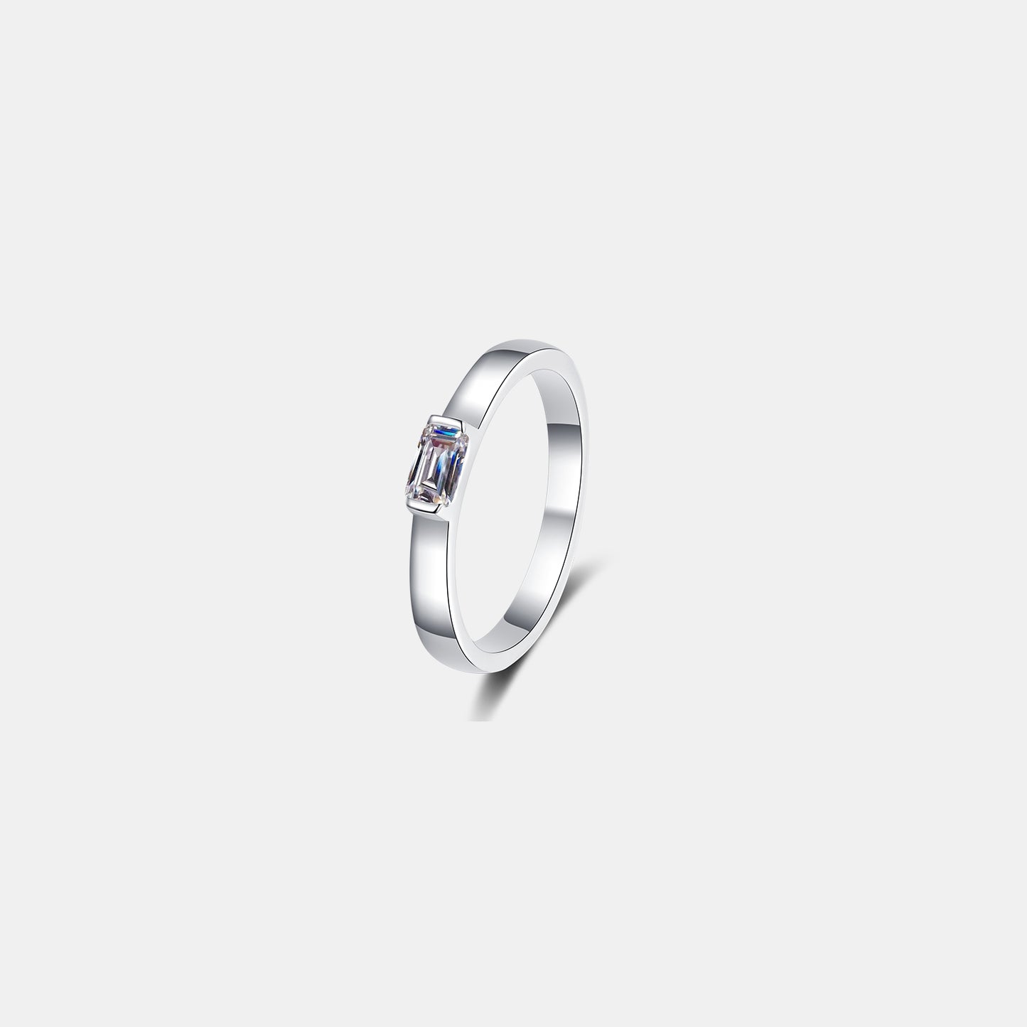 Chica Moissanite 925 Sterling Silver Ring