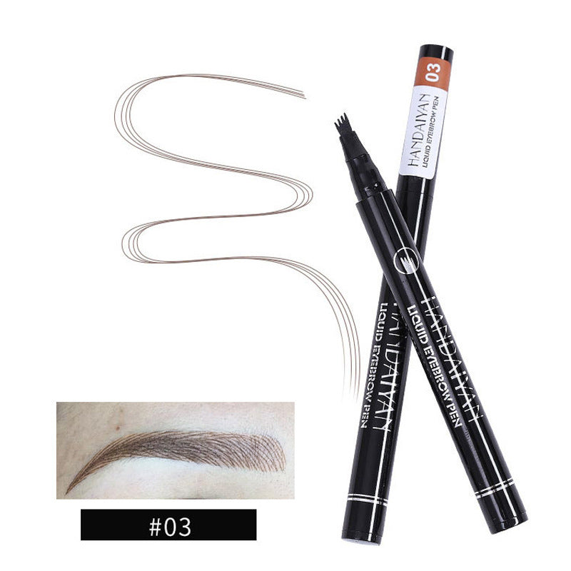 Four-head Eyebrow Pencil Liquid Eyebrow Pencil Tattoo.