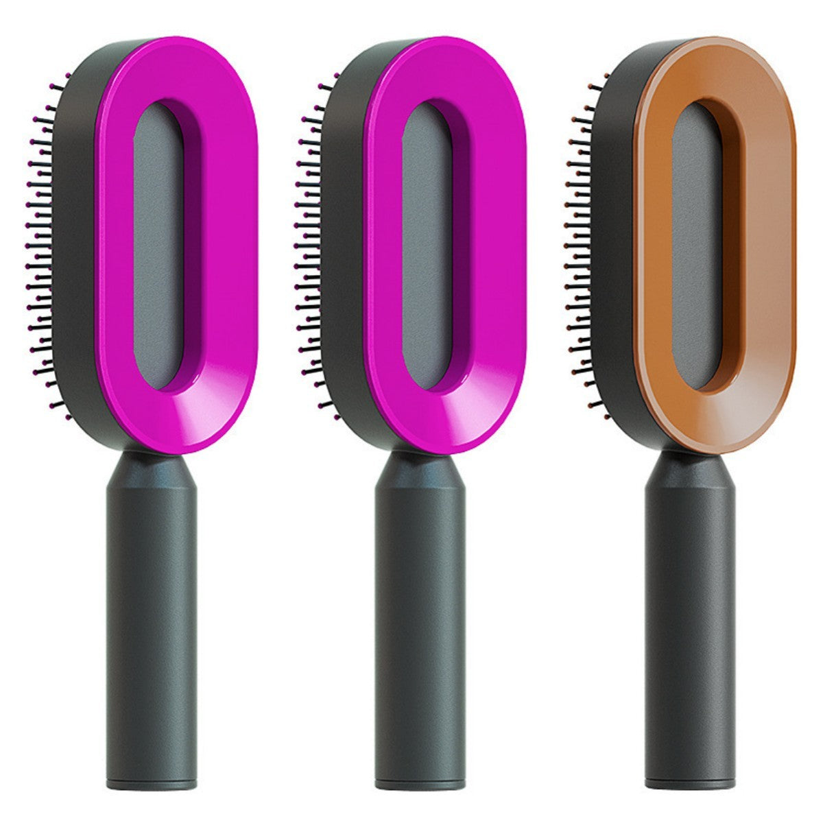 Brosse à cheveux autonettoyante Donatella-CJ