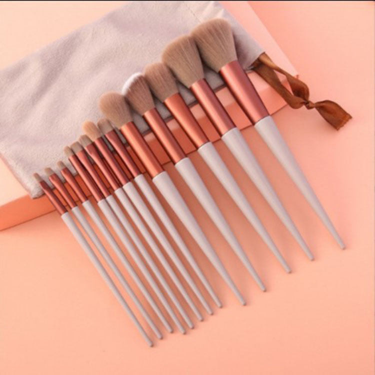 13Pcs Makeup Brush Set Concealer Brush Blush Powder Brush Eye Shadow Highlighter Foundation Brush