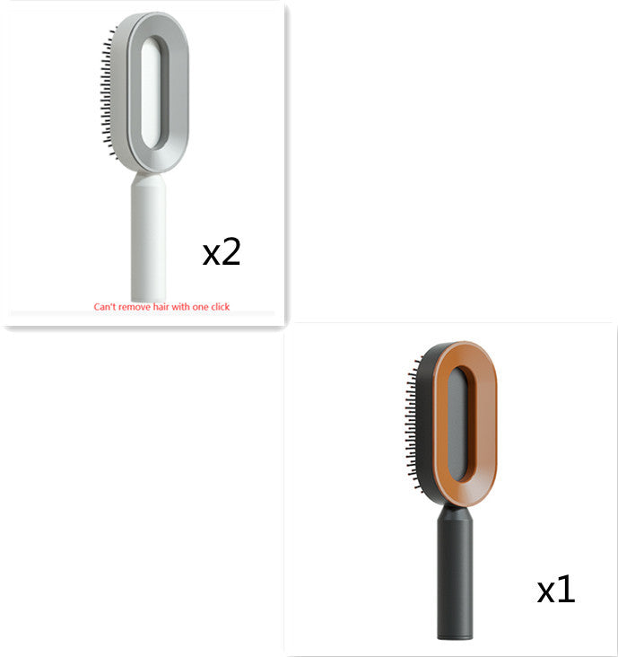 Brosse à cheveux autonettoyante Donatella-CJ