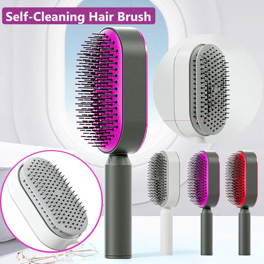 Donatella Self Cleaning Hair Brush-CJ