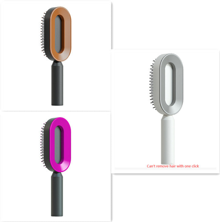 Brosse à cheveux autonettoyante Donatella-CJ