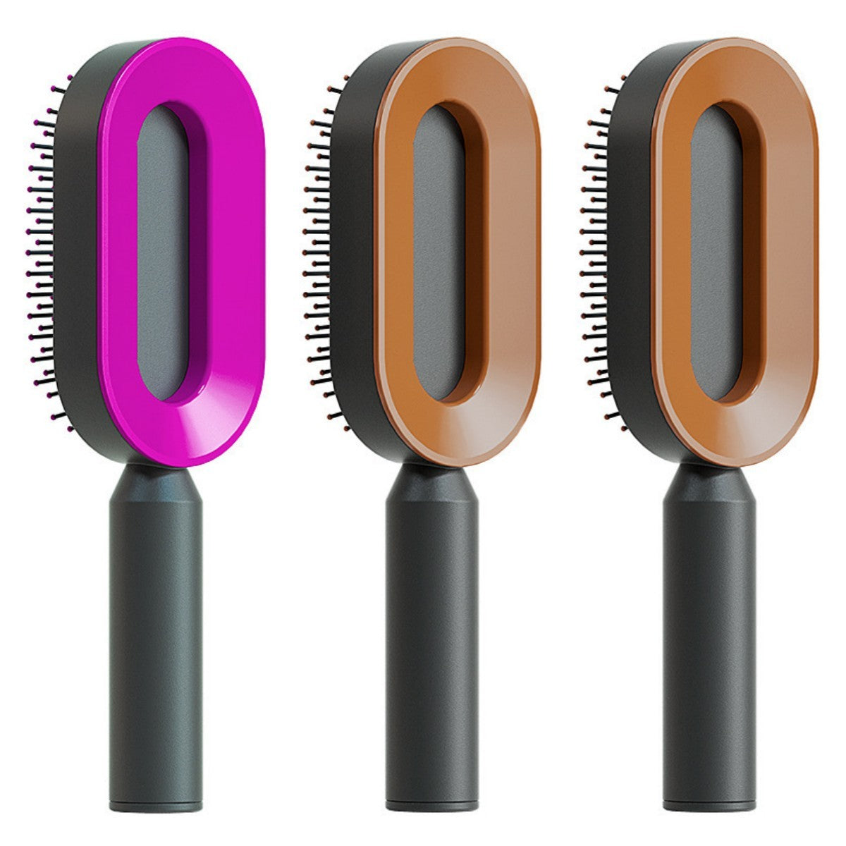 Donatella Self Cleaning Hair Brush-CJ