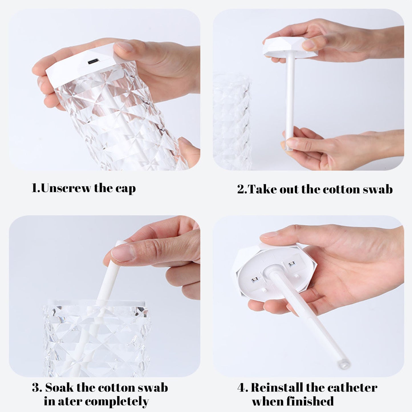 Crystal Lamp Air Humidifier.